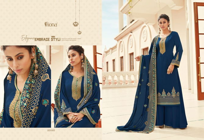 Fiona Ghazal Embroidery Festive Wear Wholesale Designer Salwar Suits
